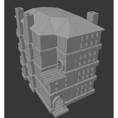 Death House - Haunted House - Bộ Địa hình Modular (DND / TTRPG)