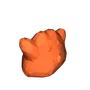 Mô hình Ditto Low Poly 3D - Thiết kế độc đáo cho fan Pokémon