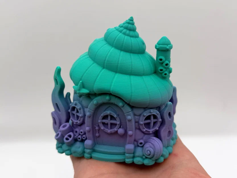 Mô hình nhà vỏ sò đại dương Bubbly Deepsea House - Image 1