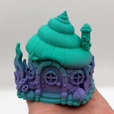Mô hình nhà vỏ sò đại dương Bubbly Deepsea House