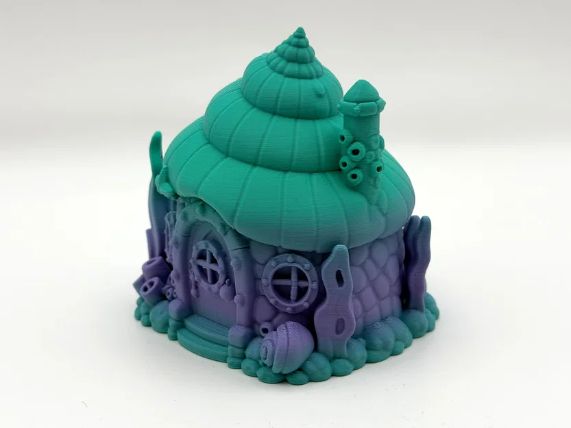 Mô hình nhà vỏ sò đại dương Bubbly Deepsea House - Image 2