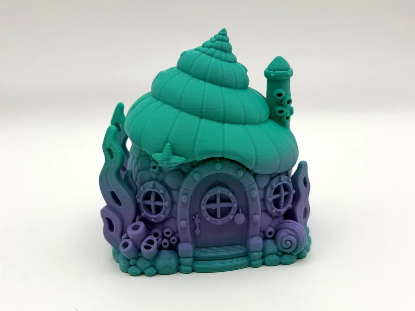 Mô hình nhà vỏ sò đại dương Bubbly Deepsea House - Image 3