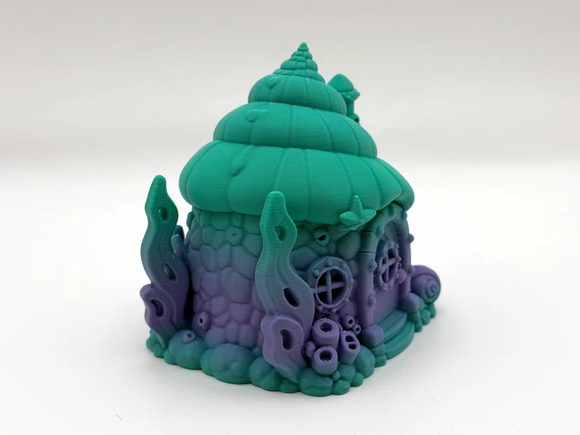 Mô hình nhà vỏ sò đại dương Bubbly Deepsea House - Image 4