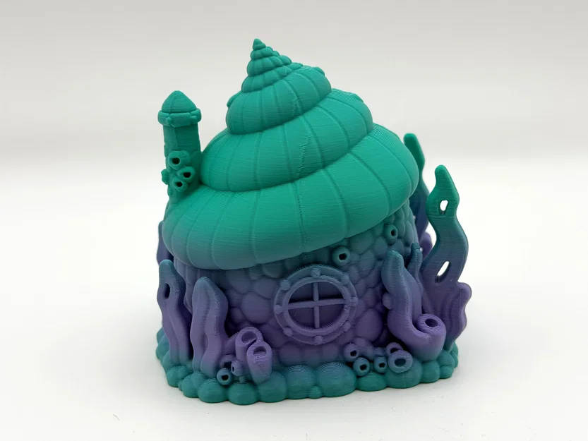 Mô hình nhà vỏ sò đại dương Bubbly Deepsea House - Image 5