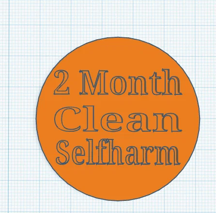 Token kỷ niệm hành trình chữa lành (Clean of Self Harm Token) - Image 2