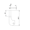Chìa khóa thử nút nhấn báo cháy (Fire alarm call point test key) - Thumbnail 3