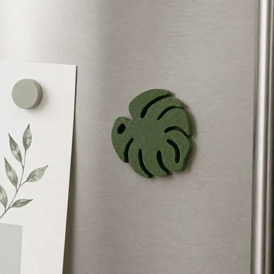 Đế lót ly, móc khóa, nam châm và nhiều phụ kiện hình lá Monstera