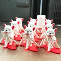 Móc khóa Pibbles Chill Dancing Surfer Dog - Mô hình chú chó lướt ván siêu dễ thương - Thumbnail 5