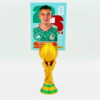 Giá đỡ thẻ bài mô hình Cúp vàng World Cup trang trí bàn làm việc