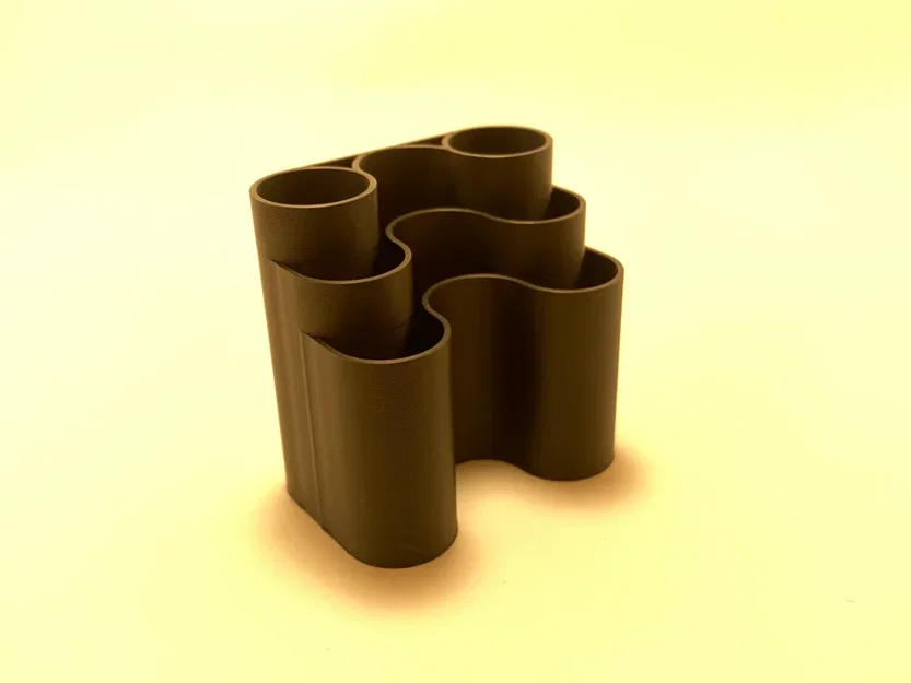 Wave Round - Hộp đựng bút thiết kế lượn sóng - Image 1