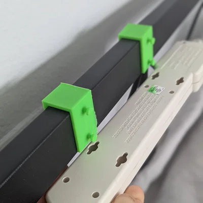 Giá treo ổ cắm điện gắn khung giường (Power Strip Bed Frame Mount)