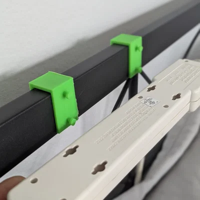 Giá treo ổ cắm điện gắn khung giường (Power Strip Bed Frame Mount)