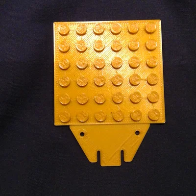 Đế lắp ghép Lego cho huy hiệu EMF Tilgadon, kích thước nhỏ