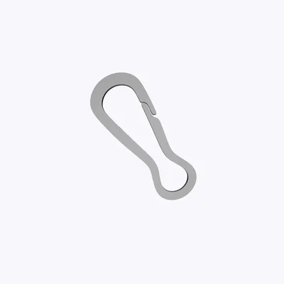 Móc khóa lò xo mini Micro Clip Carabiner - Mẫu in 3D tiện dụng