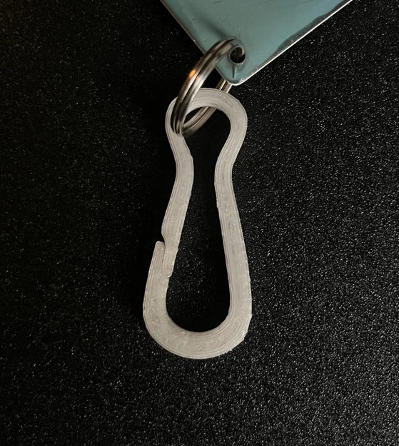 Móc khóa lò xo mini Micro Clip Carabiner - Mẫu in 3D tiện dụng - Image 2