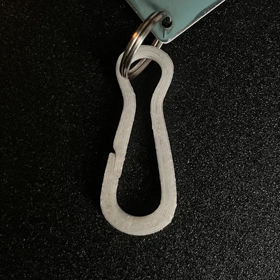Móc khóa lò xo mini Micro Clip Carabiner - Mẫu in 3D tiện dụng