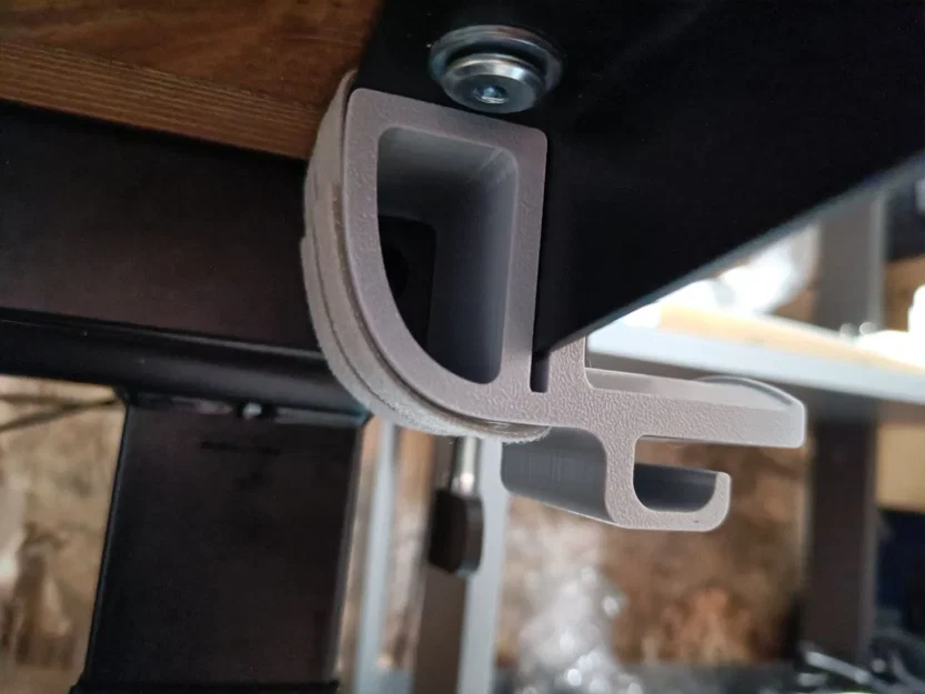 Giá treo tai nghe gắn bàn thông minh bằng dây Velcro tiện lợi - Image 1