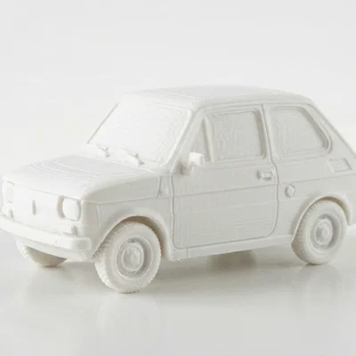 Mô hình xe cổ Fiat 126 Maluch tinh tế cho máy in 3D