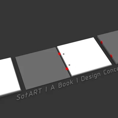 Bìa Sổ Tay/Sổ Vẽ Modular In 3D "A Book (rev. 00)"