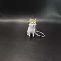Móc khóa hình chó Husky - Thumbnail 2