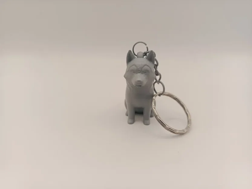 Móc khóa hình chó Husky - Image 3