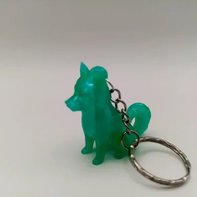 Móc khóa hình chó Husky