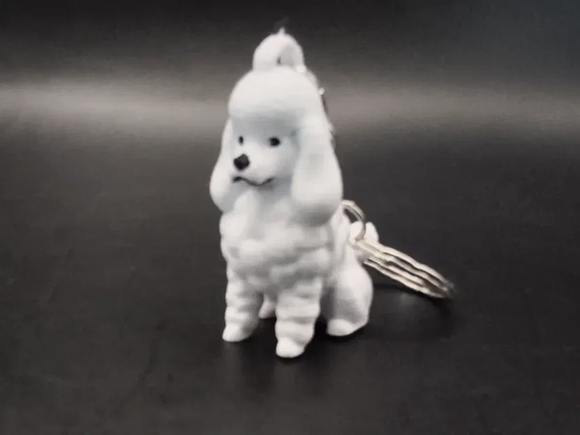 Móc khóa hình chó Poodle - Image 1