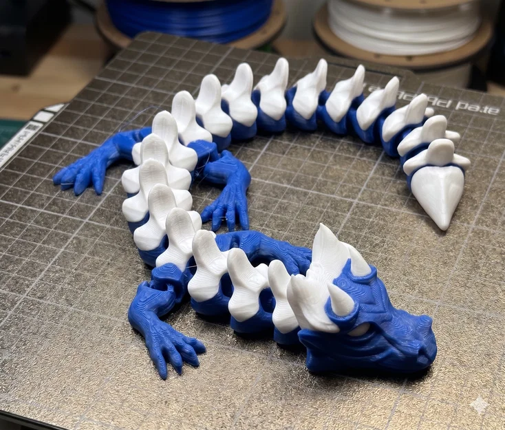 Bone Crest Dragon - Mô hình rồng khớp nối in nguyên khối - Image 2