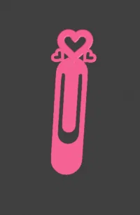 Kẹp sách hình trái tim 3D (Heart Bookmark) dễ thương cho người yêu sách - Image 2