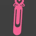 Kẹp sách hình trái tim 3D (Heart Bookmark) dễ thương cho người yêu sách - Thumbnail 2
