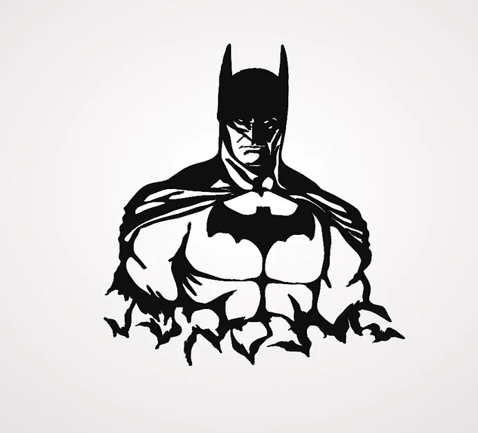 Mô hình chân dung Batman treo tường - Image 1