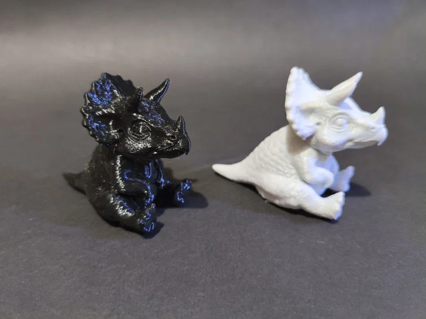 Bộ Ba Tượng Khủng Long Triceratops Dễ Thương - Trang Trí Bàn Phong Cách Boho - Image 2