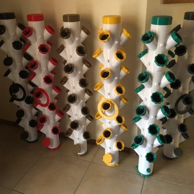 Tháp thủy canh module - Các chi tiết phụ trợ