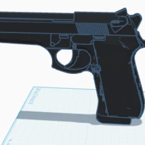 Mô hình súng M9 Training Gun - Phụ kiện tập luyện 3D an toàn