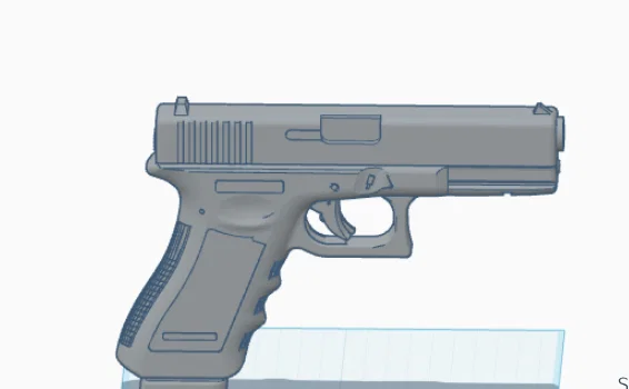 Mô hình súng G17 Training Gun cho mục đích tập luyện (STL file) - Image 1
