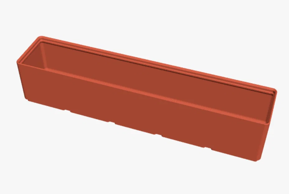 Khay lưu trữ đa năng Classic Gridfinity 1x5 chuẩn 3D - Image 1
