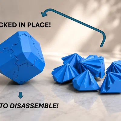 Mô hình đồ chơi khối lập phương xoay 3D - Chỉ tốn 23g nhựa và 1 tiếng 10 phút in