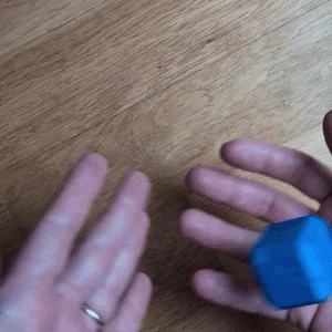 Mô hình đồ chơi khối lập phương xoay 3D - Chỉ tốn 23g nhựa và 1 tiếng 10 phút in