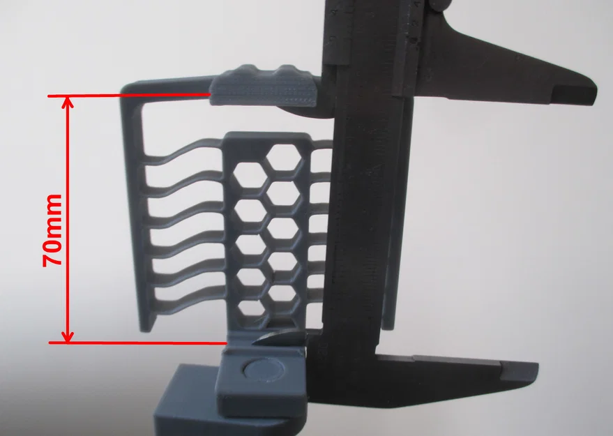 Giá đỡ điện thoại linh hoạt 70mm in 3D siêu bền - Image 2