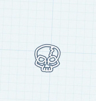 Mô hình đầu lâu cách điệu (Skeleton Head) đơn giản cho in 3D - Image 1