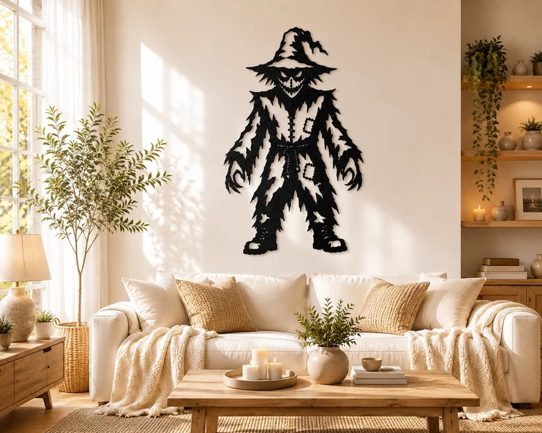 Tranh Treo Tường Bù Nhìn Trang Trí Halloween - Image 1