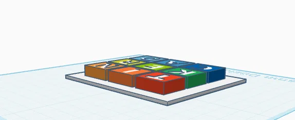 Mô hình logo Tinkercad in 3D trang trí bàn làm việc - Image 1