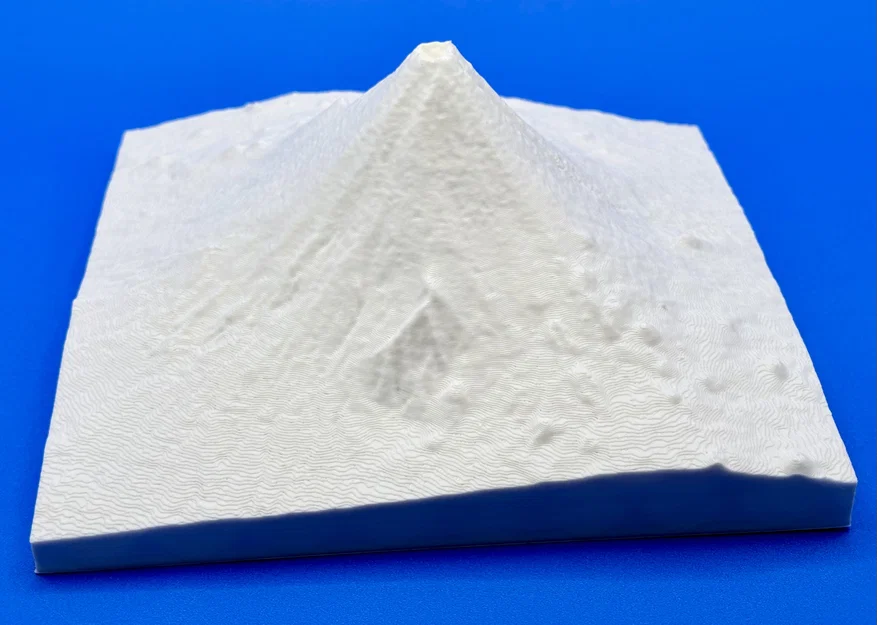 Mô hình địa hình 3D Núi Phú Sĩ (Mount Fuji) sắc nét - Image 2