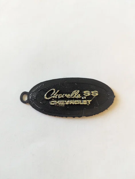 Móc khóa biểu tượng xe Chevelle SS độc đáo tự in 3D - Image 1