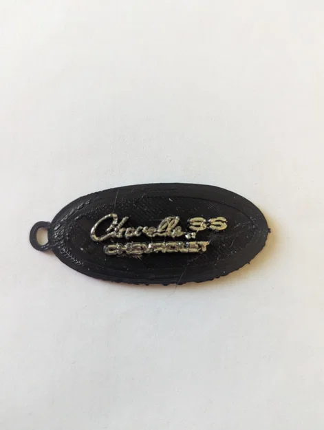 Móc khóa biểu tượng xe Chevelle SS độc đáo tự in 3D - Image 2