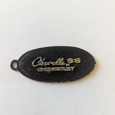 Móc khóa biểu tượng xe Chevelle SS độc đáo tự in 3D