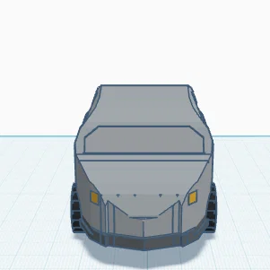 Mô hình xe ô tô đồ chơi dáng dài đơn giản in 3D