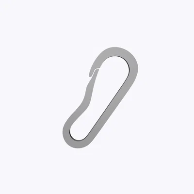 Móc khóa Carabiner mini 3D tiện lợi cho túi xách và balo