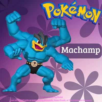 Mô hình Machamp Pokémon (Fanart)