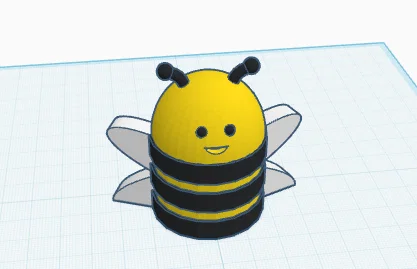 Mô hình chú ong Bee dễ thương - File in 3D trang trí đẹp mắt - Image 1